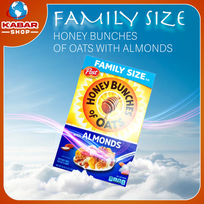 ဖန်မလီး ဆိုဒ် - Family Size Honey bunches of Oats with Almonds 001
