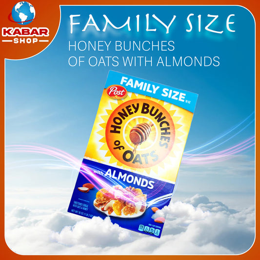 ဖန်မလီး ဆိုဒ် - Family Size Honey bunches of Oats with Almonds 001