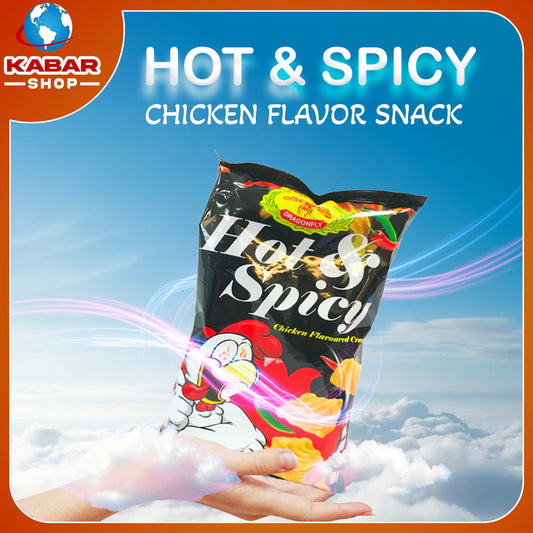 ဟော့ & စပိုင်စီ - Hot & Spicy  chicken flavor snack 001