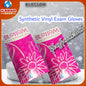 ပလပ်စတစ်နိုင်လွန်လက်အိတ် Blossom Synthetic Vinyl Examination 100 Gloves