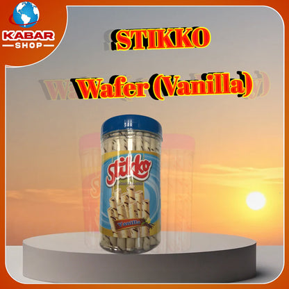ဝေဖာမုန့်ကြွပ် Stikko Wafer (Vanilla)