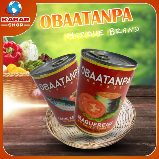 အဘတ်တစ်ပါ - တိုမာတို ဆော့ ၊ Obaatanpa - Mackerel in Tomato sauce