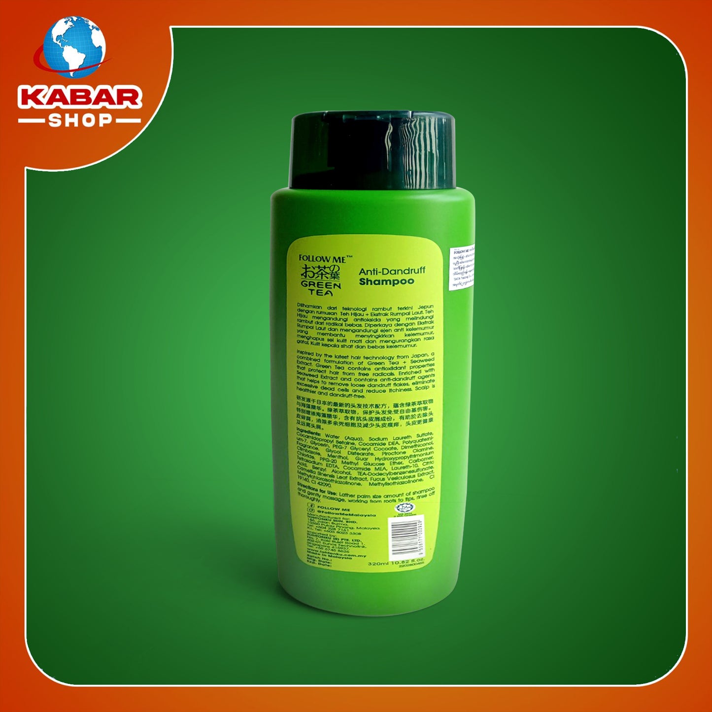 Follow Me - Green Tea - Anti Dandruff Shampoo