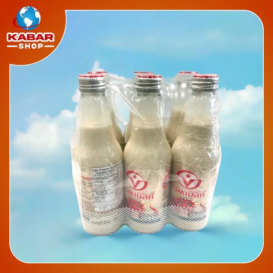 ပဲနို့ Soy milk 6 bottle pkg