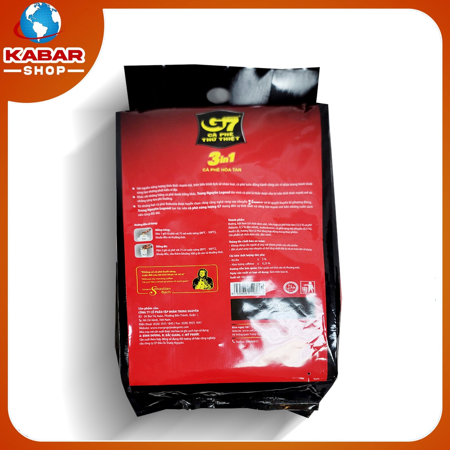 G7 Coffee ( 3 in 1 ca phe hoa tan)