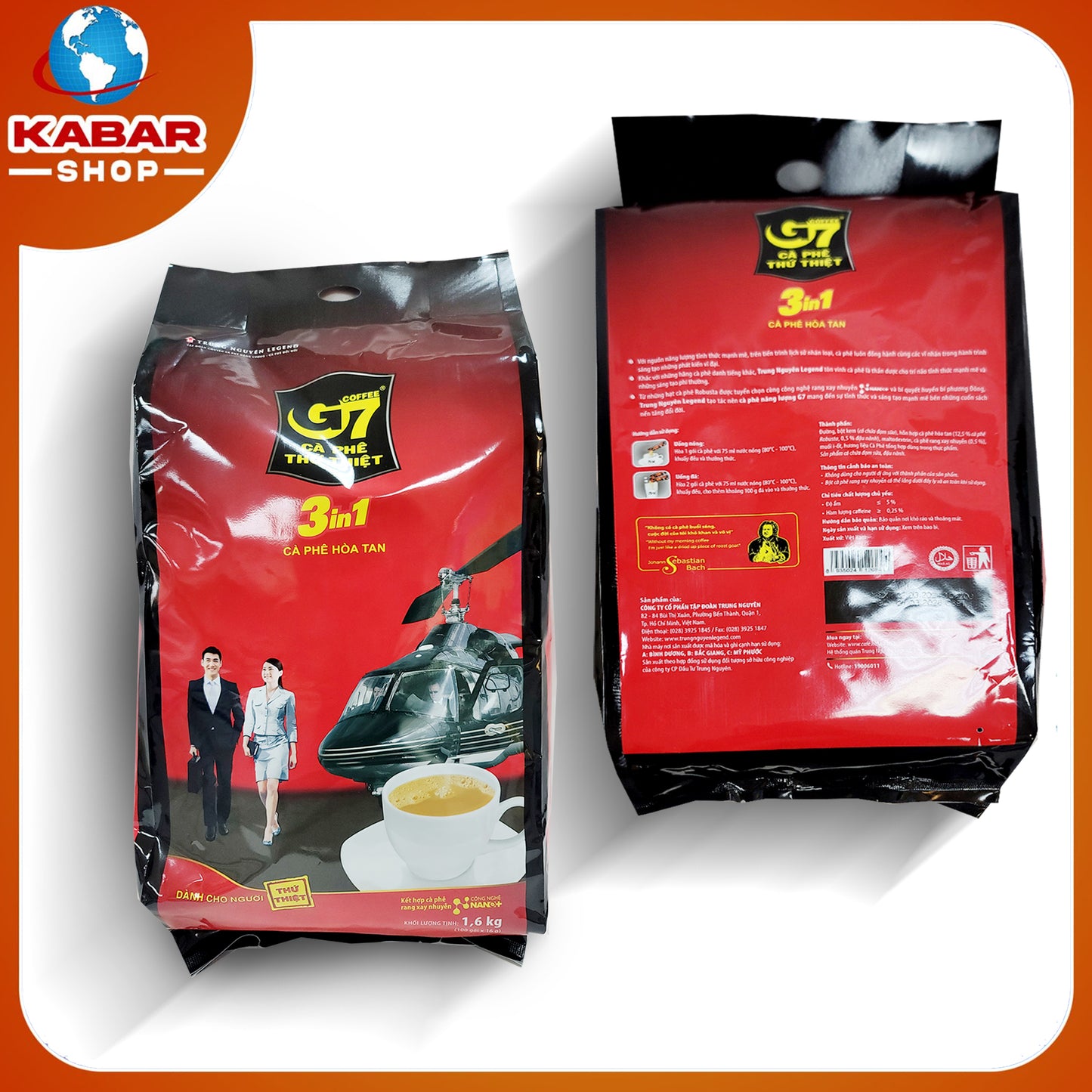 G7 Coffee ( 3 in 1 ca phe hoa tan)