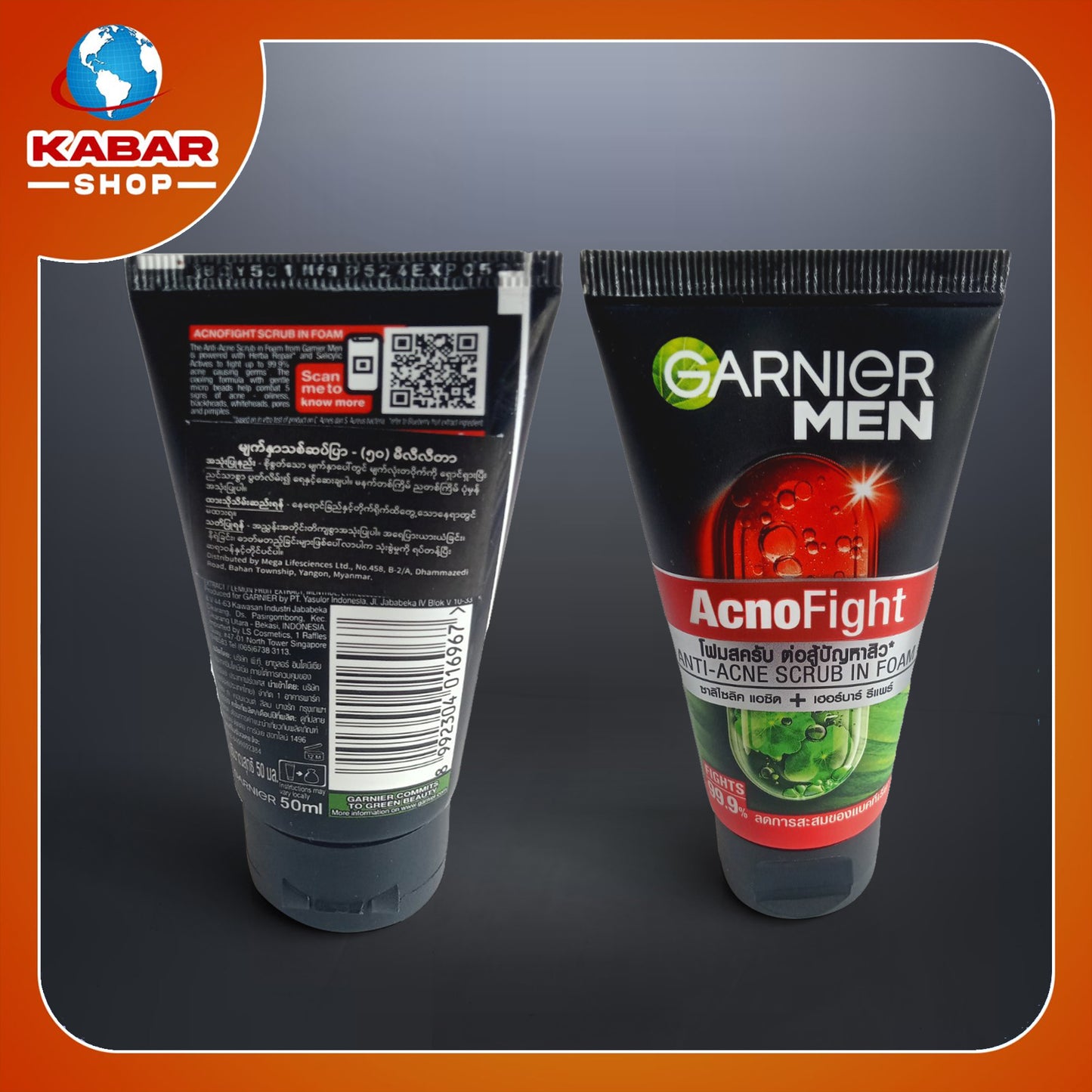 Garnier man - Acno fight