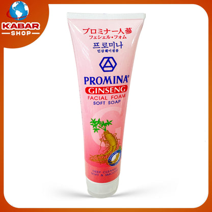 ပရိုမီနာ ဂျင်ဆင်း မျက်နှာသစ် ဆပ်ပြာရည်   Promina Ginseng Facial Foam