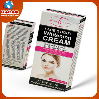 ဖစ် & ေဘာ်ဒီ - ဝိုက်တနီးခရင် - Face & Body , Whitening CREAM 001