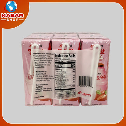 Strawberry - flavored milk drink