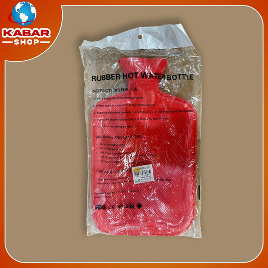Rubber hot water bottle