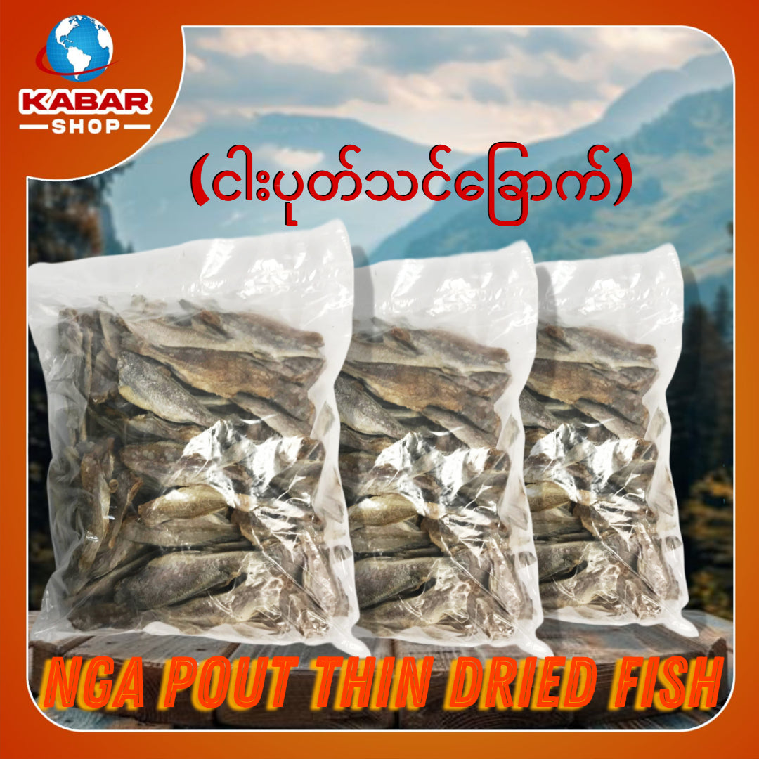 ငါးပုတ်သင်ခြောက် Nga-Pout-Thin Dried fish