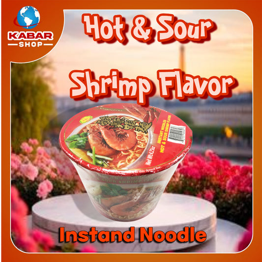 Hot & Sour Shrimp Flavor Instant Noodle