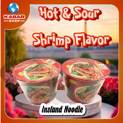 Hot & Sour Shrimp Flavor Instant Noodle