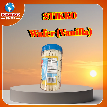 ဝေဖာမုန့်ကြွပ် Stikko Wafer (Vanilla)