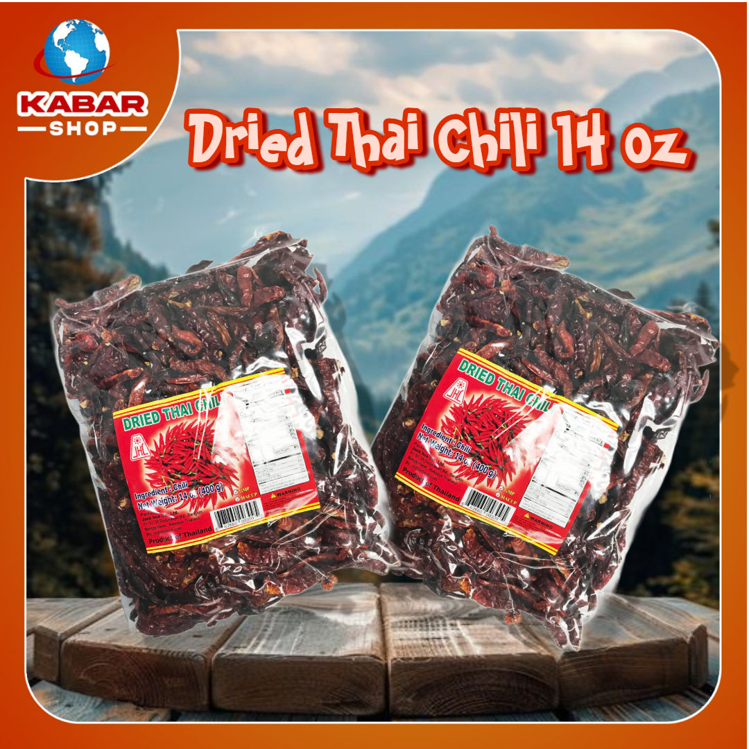 ထိုင်းငရုပ်သီးခြောက် Thai Dried Chili 14 oz